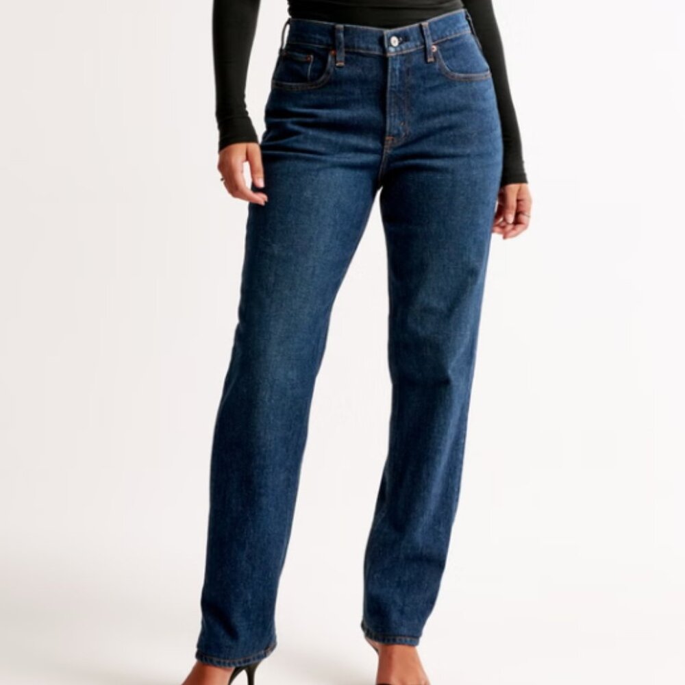 Abercrombie Mid Rise 90s Straight Jean | NWOT